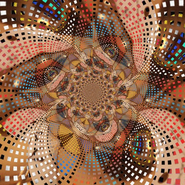 dijital soyut fraktal arkaplan