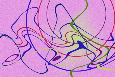 Modern dijital soyut resim. 3d görüntüleme.