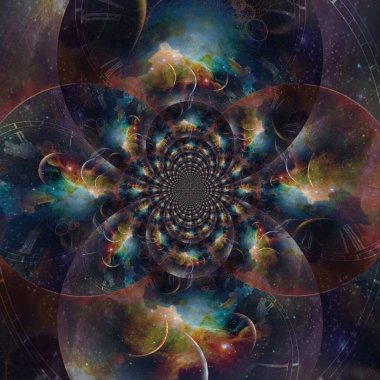 Soyut Boyama Arkaplanı. 3B illüstrasyon