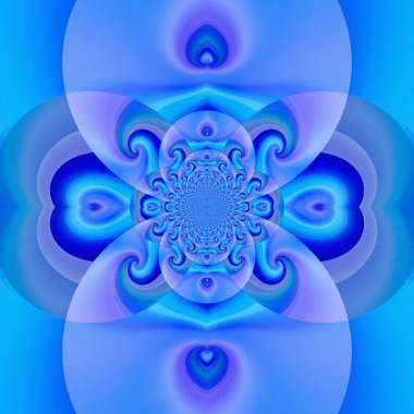 güzel tasarım mavi desen, fraktal illüstrasyon, soyut arkaplan