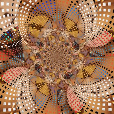 dijital soyut fraktal arkaplan