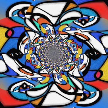 soyut desen, web tasarımı için dijital illüstrasyon arka planı