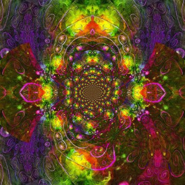 dijital soyut fraktal arkaplan