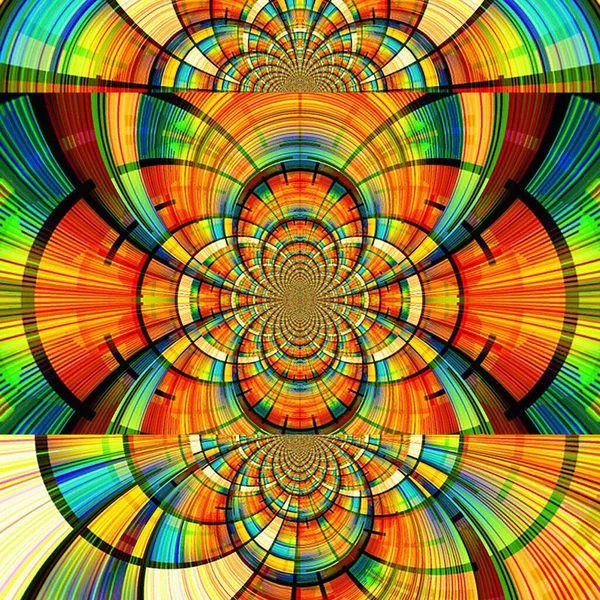 Abstract Colorful Fractal Background Your Creative Design — Stockfoto