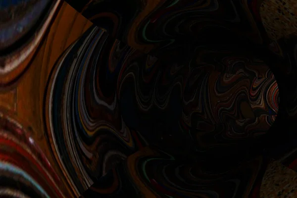 Абстрактный Красочный Туннель Рендеринг — стоковое фото