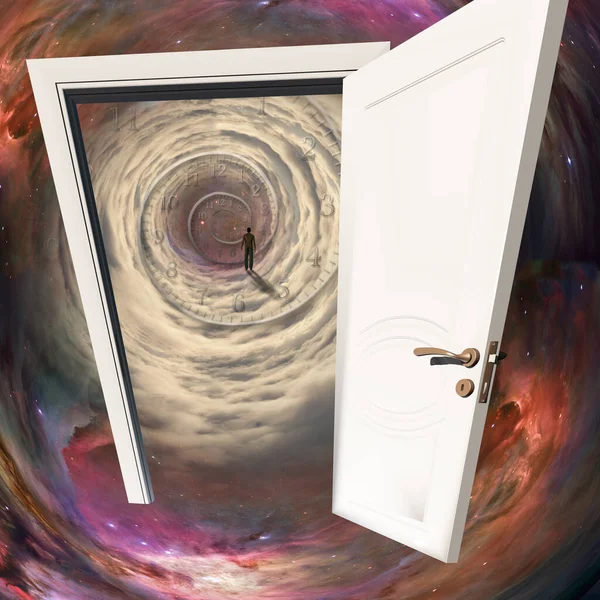 Abstract Surrealistic Space Illustration — Stockfoto