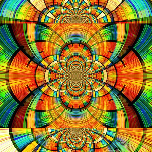 Abstract Colorful Fractal Background Your Creative Design — Stock Photo, Image
