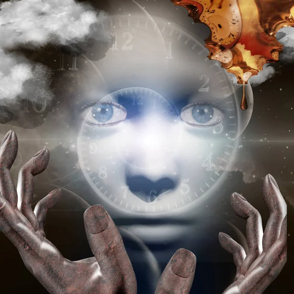 Siyah gökkuşaklı maske