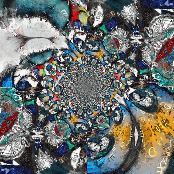 Geometrisches Muster Abstrakter Hintergrund Illustration — Stockfoto