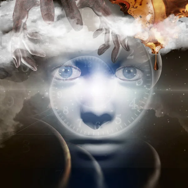 Siyah gökkuşaklı maske