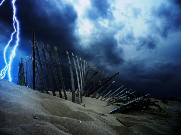 Storm Moln Över Havet — Stockfoto