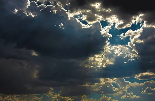 Foto Von Wolken Blauen Himmel — Stockfoto