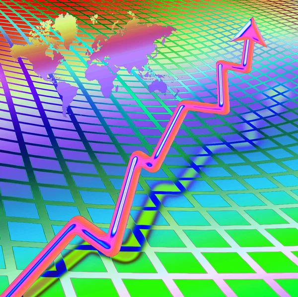 Ekonomi Diagram Och Diagram För Dina Projekt Banner Affärer — Stockfoto