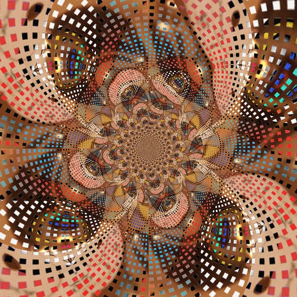 dijital soyut fraktal arkaplan