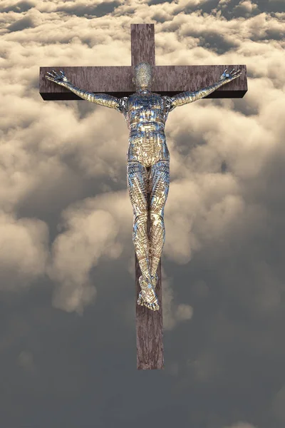 钉十字架 信仰的概念 — 图库照片