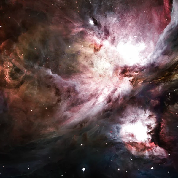 Bir Gezegen Boş Alan Öğeleri Nasa Tarafından Döşenmiş Görüntünün Galaksideki — Stok fotoğraf