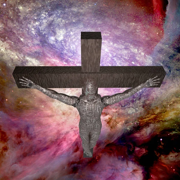 Crucifixion Concept Foi — Photo