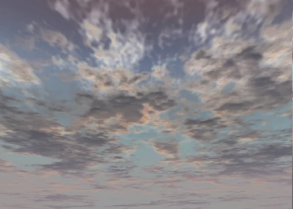 Beautiful Sunset Sky Clouds — Stock Photo, Image