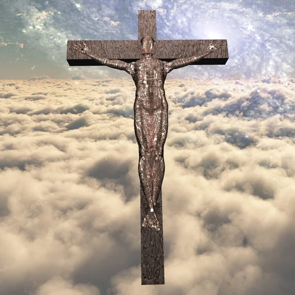 十字架刑 信仰の概念 — ストック写真