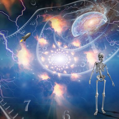 dijital oluşturma soyut arkaplan, 3d resim duvar kağıdı, boşluğu kopyala 