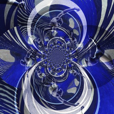 soyut fraktal desen, dijital sanat eseri