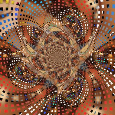 dijital soyut fraktal arkaplan