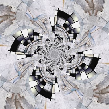 Yaratıcı tasarımın için soyut renkli fraktal arkaplan