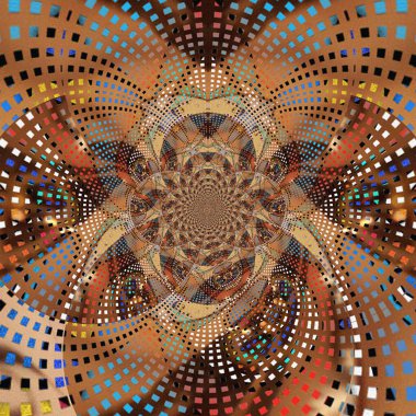 dijital soyut fraktal arkaplan