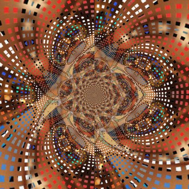 dijital soyut fraktal arkaplan