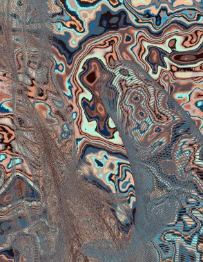 Canlı renklerde modern dijital resim.