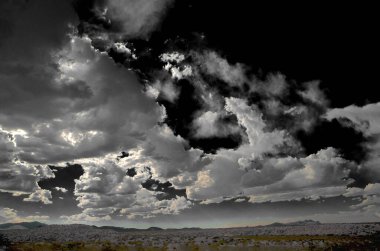 Bulutlu güzel gökyüzü 