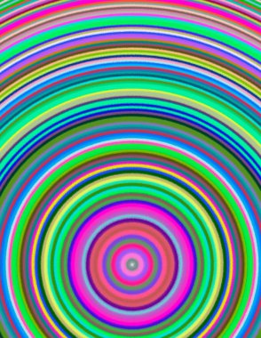 Renkli dairelere sahip soyut arkaplan 