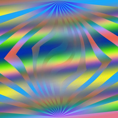 Renkli satırlarla soyut arkaplan