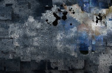 Geometri doku tekrar modern desen