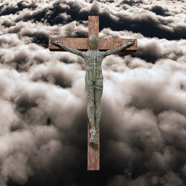 Crucifixion Concept Foi — Photo