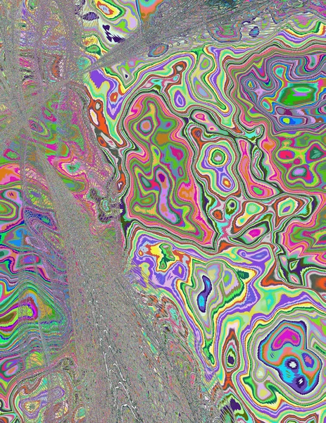 Soyut dijital dalgalar. Modern sanat.