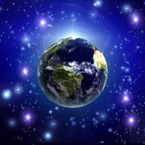 Soyut Boyama Arkaplanı. 3B illüstrasyon