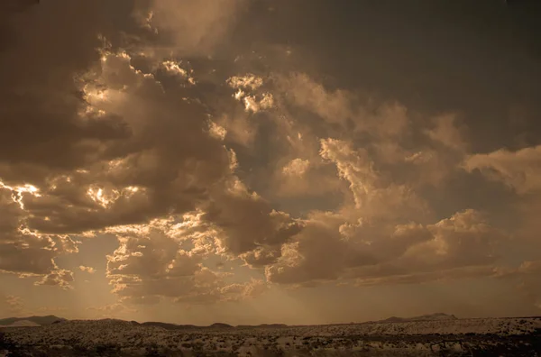 Vacker Himmel Med Moln — Stockfoto