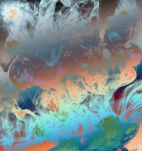 アクリル絵具の抽象的な背景 水彩画 — ストック写真