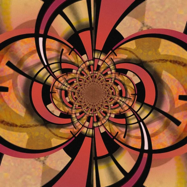 Fraktal arka plan 3d render illüstrasyon soyut.