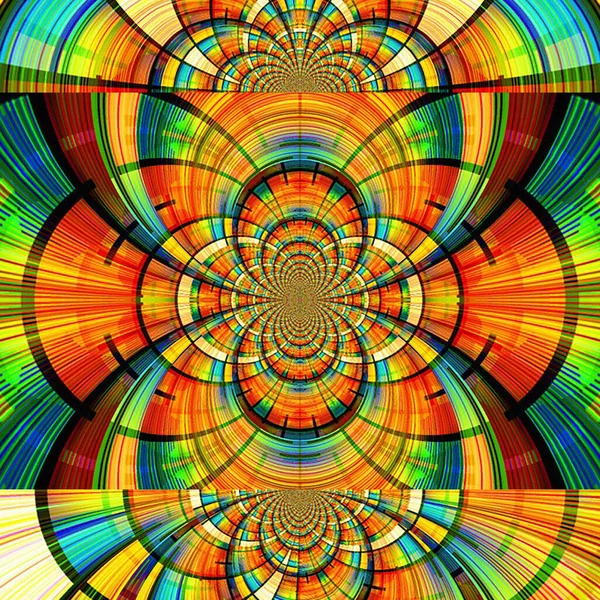 Abstract Colorful Fractal Background Your Creative Design — Stockfoto