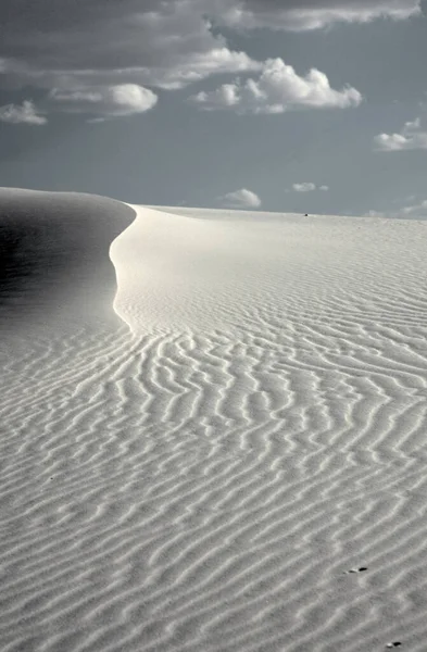 Paesaggio Deserto Sabbia Bianca Bella Natura — Foto Stock