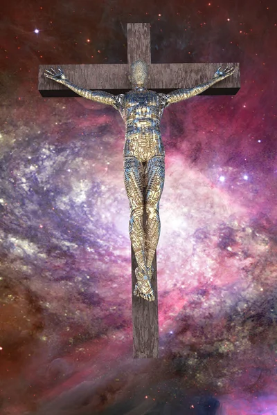 Crucifixion Concept Foi — Photo