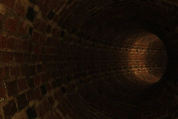 レンガのトンネルだ 3Dレンダリング — ストック写真