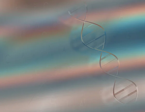 Dna Abstract Colorful Background View — Fotografia de Stock