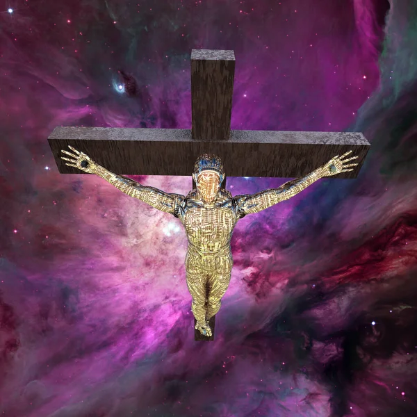 Crucifixion Concept Foi — Photo