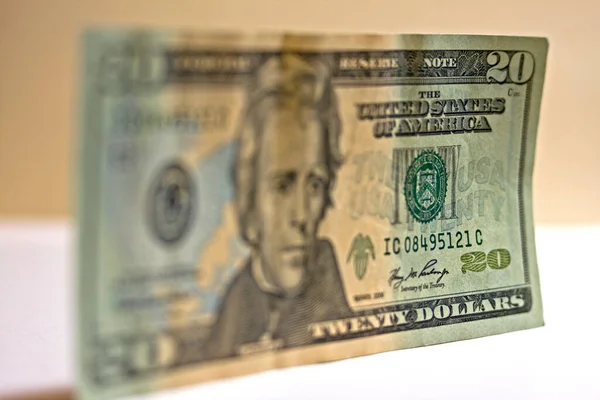 Close Shot Dollars Bill Background — Stock Photo, Image