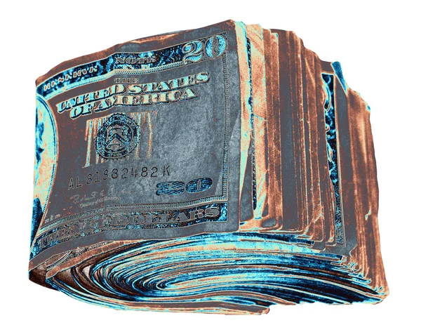 Ilustración Billetes Dólares —  Fotos de Stock