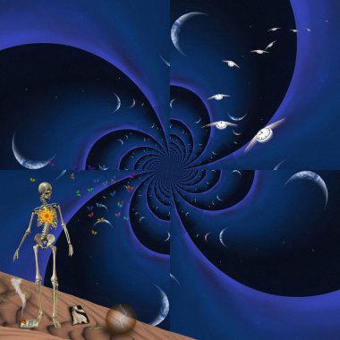 Geometrik şablonun çizimi, soyut arkaplan