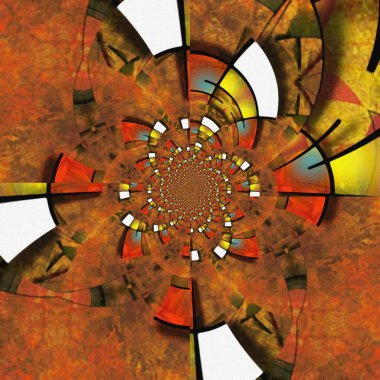 Soyut Boyama Arkaplanı. 3B illüstrasyon